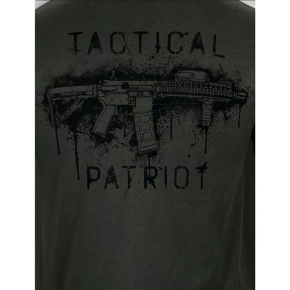 Howitzer Style Men's T-Shirt TACTICAL PATRIOT Gray - Picture 9 of 15